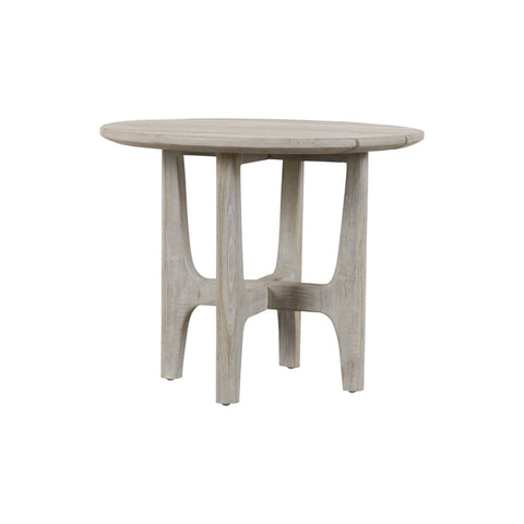 Classic Home Dawn 23.5" Outdoor Round Coffee Table Gray Model 51005865