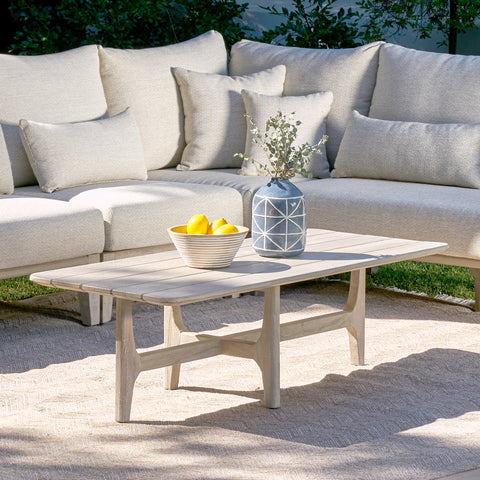 Classic Home Dawn 55 Outdoor Coffee Table Gray Model 51005869