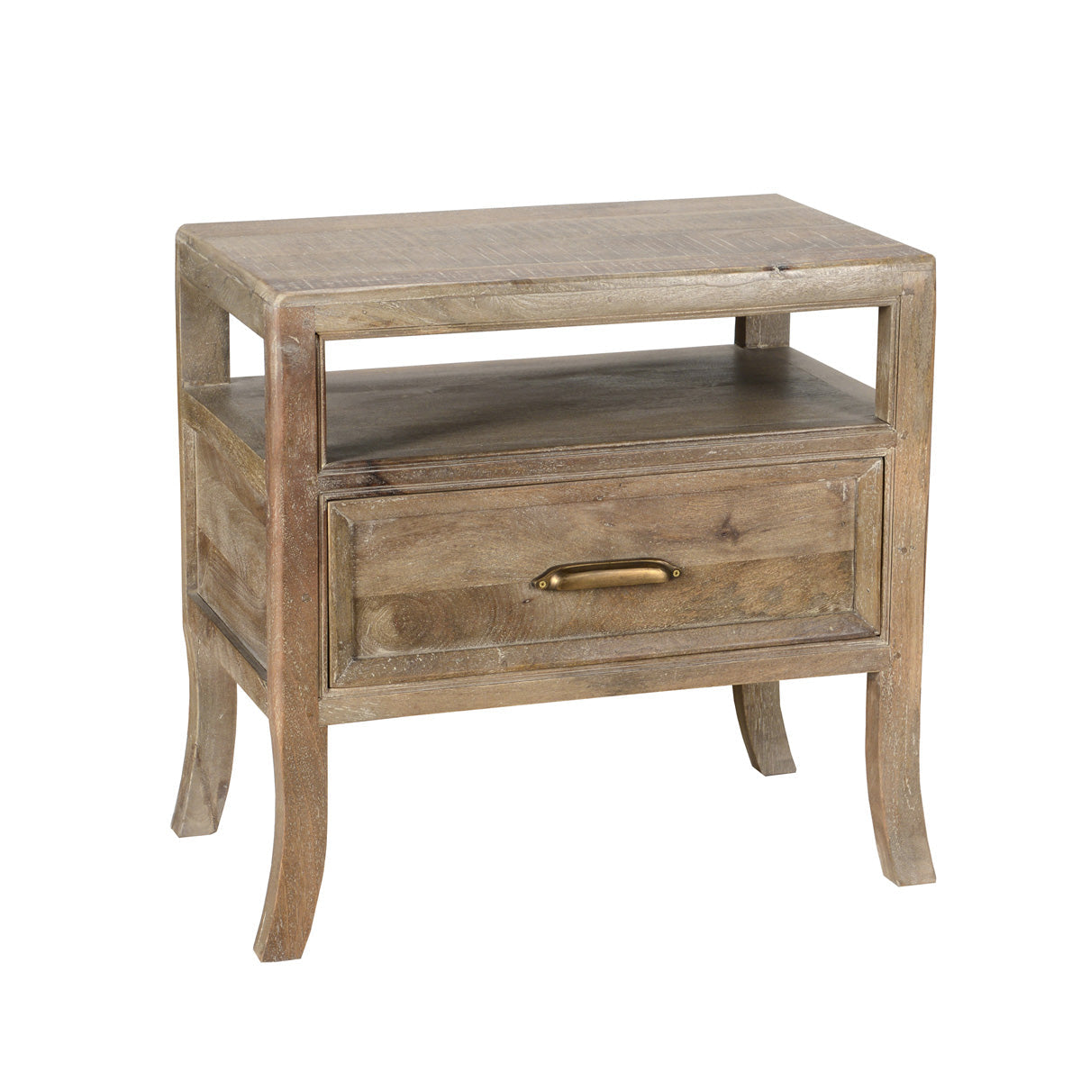 Classic Home Francesca 1Dwr Nightstand Vintage Taupe Model 51010898