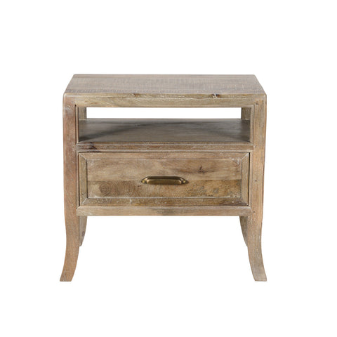 Classic Home Francesca 1Dwr Nightstand Vintage Taupe Model 51010898