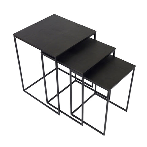 Classic Home Mateo Accent Tables Set Of 3 Black Model 51011473