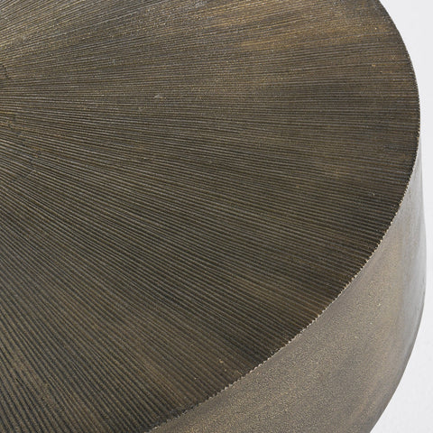 Classic Home Domingo 36" Round Outdoor Coffee Table Brass Model 51011558