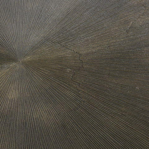 Classic Home Domingo 36" Round Outdoor Coffee Table Brass Model 51011558