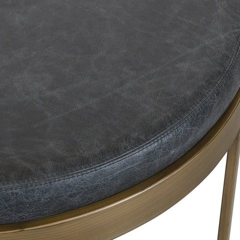 Classic Home Geneva 24" Round End Table Black Model 51011612