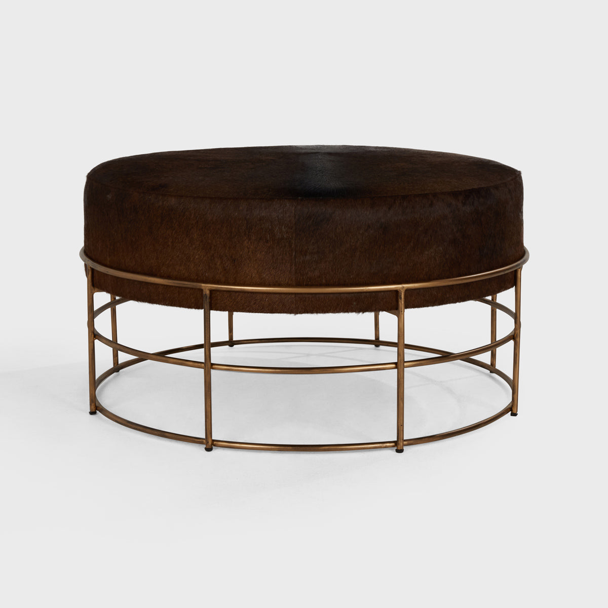 Classic Home Rand 36" Coffee Table Brown With Gold Base Model 51011658