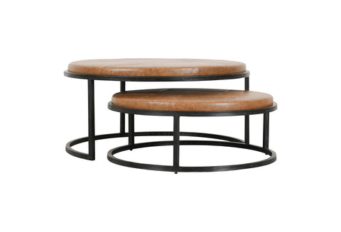 Classic Home Terrance Nesting Coffee Tables Set Of 2 Chestnut Model 51011682