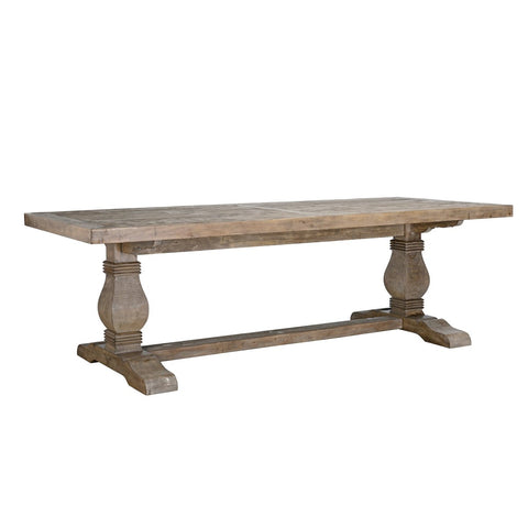 Classic Home Caleb Dining Table Distressed Brown Model 51030182