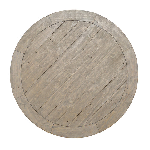 Classic Home Caleb Round Dining Table Distressed Brown Model 51030595