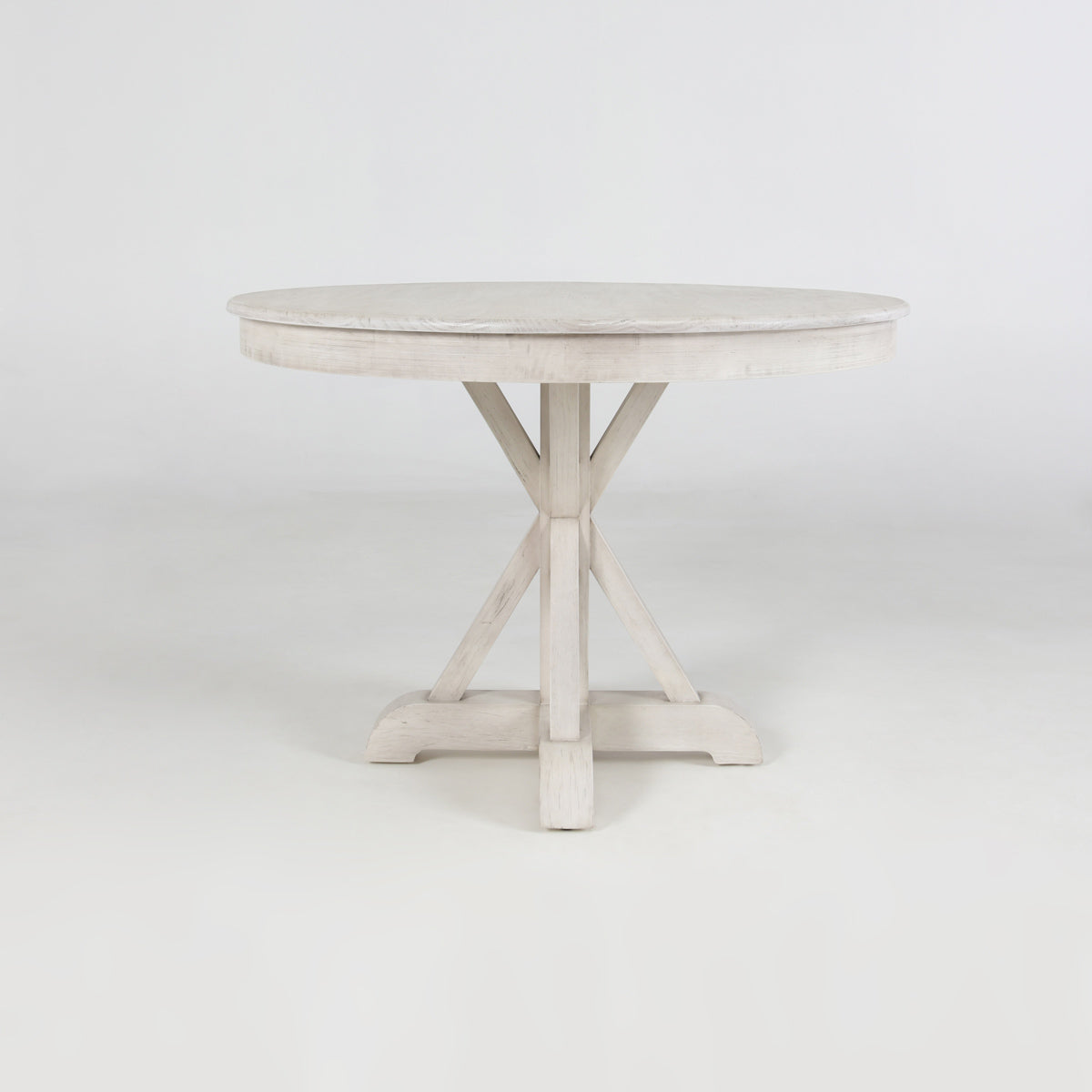 Classic Home Maxwell 42" Round Dining Table Sunbleached Ivory Model 51031114