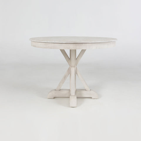 Classic Home Maxwell 42" Round Dining Table Sunbleached Ivory Model 51031114