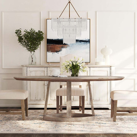 Classic Home Olivia 78" Oval Dining Table Model 51031133