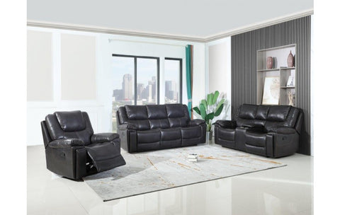Caviani Top Grain Leather Sofa Set Model:  5108-BROWN