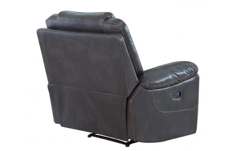 5108 Brown Leather-Aire Manual Reclining ChairModel:  5108-BROWN-CH