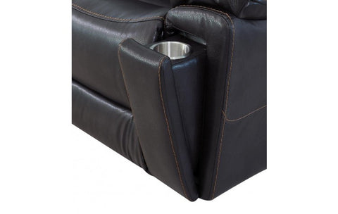 2 Pc Caviani Top Grain Leather Sofa Set Model:  5108-BROWN-2PC