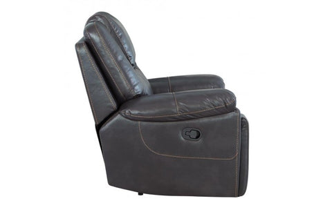 2 Pc Caviani Top Grain Leather Sofa Set Model:  5108-BROWN-2PC