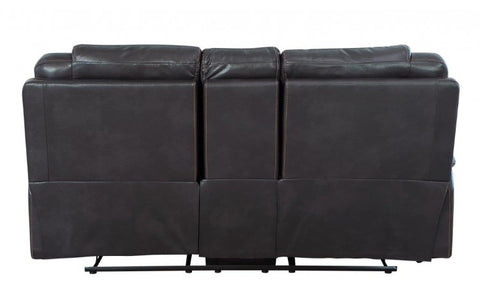 2 Pc Caviani Top Grain Leather Sofa Set Model:  5108-BROWN-2PC