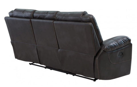 2 Pc Caviani Top Grain Leather Sofa Set Model:  5108-BROWN-2PC