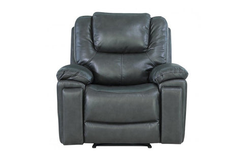 5108 Dark Gray Leather-Aire Manual Reclining ChairModel:  5108-GREY-CH
