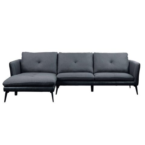 ACME Harun Gray Fabric & PU Harun Sectional Sofa Model 51480