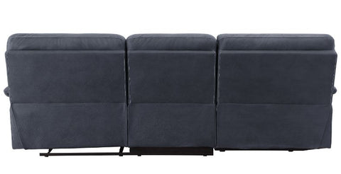 ACME Trifora Dark Gray Fabric Trifora Sectional Sofa Model 51605