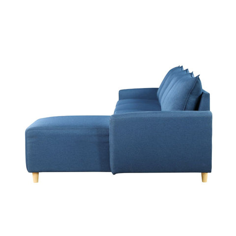 ACME Marcin Blue Fabric Marcin Sectional Sofa Model 51820