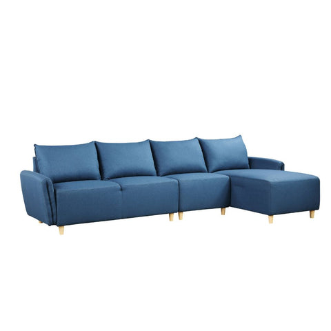 ACME Marcin Blue Fabric Marcin Sectional Sofa Model 51820