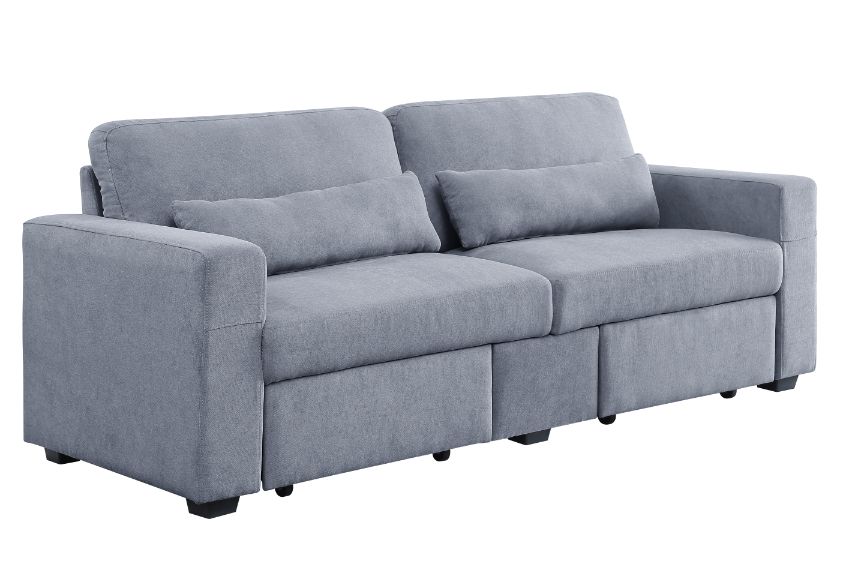 ACME Rogyne Gray Linen Rogyne Sofa Model 51895