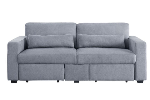 ACME Rogyne Gray Linen Rogyne Sofa Model 51895