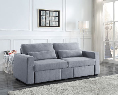 ACME Rogyne Gray Linen Rogyne Sofa Model 51895