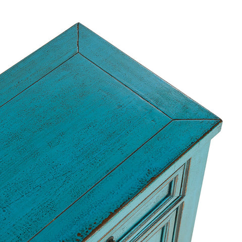 Classic Home Libbit 4Dwr 4Dr Sideboard Antique Blue Model 52003768