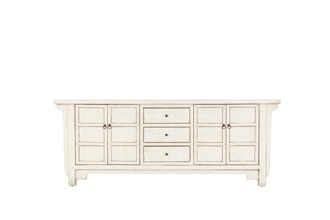 Classic Home Crafton 3Dwr 4Dr Sideboard Antique White Model 52004031