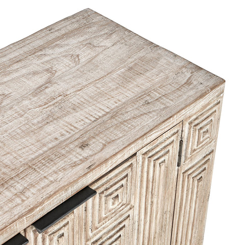 Classic Home Iza 4Dr Sideboard Antique White Model 52004070