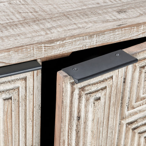 Classic Home Iza 4Dr Sideboard Antique White Model 52004070