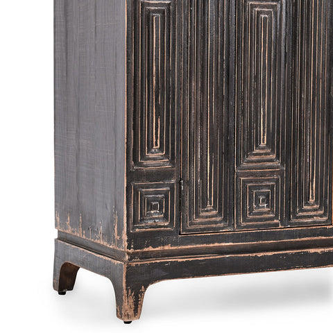 Classic Home Iza 4Dr Sideboard Antique Black Model 52004073