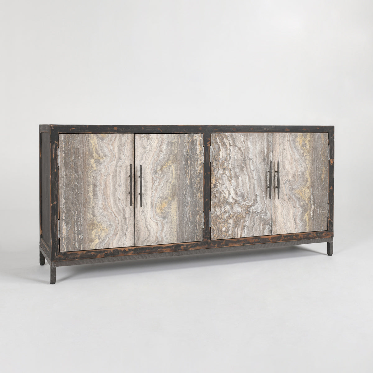 Classic Home Lisbon 4Dr Sideboard Black Model 52004553