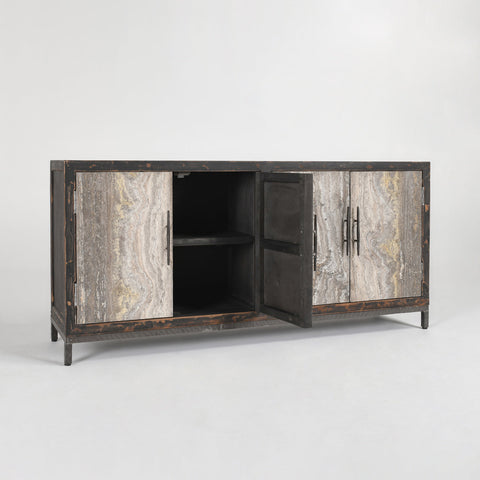 Classic Home Lisbon 4Dr Sideboard Black Model 52004553