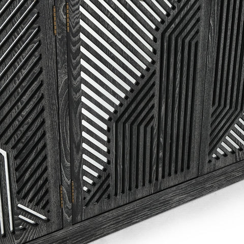 Classic Home Luther 4Dr Sideboard Black Model 52004645