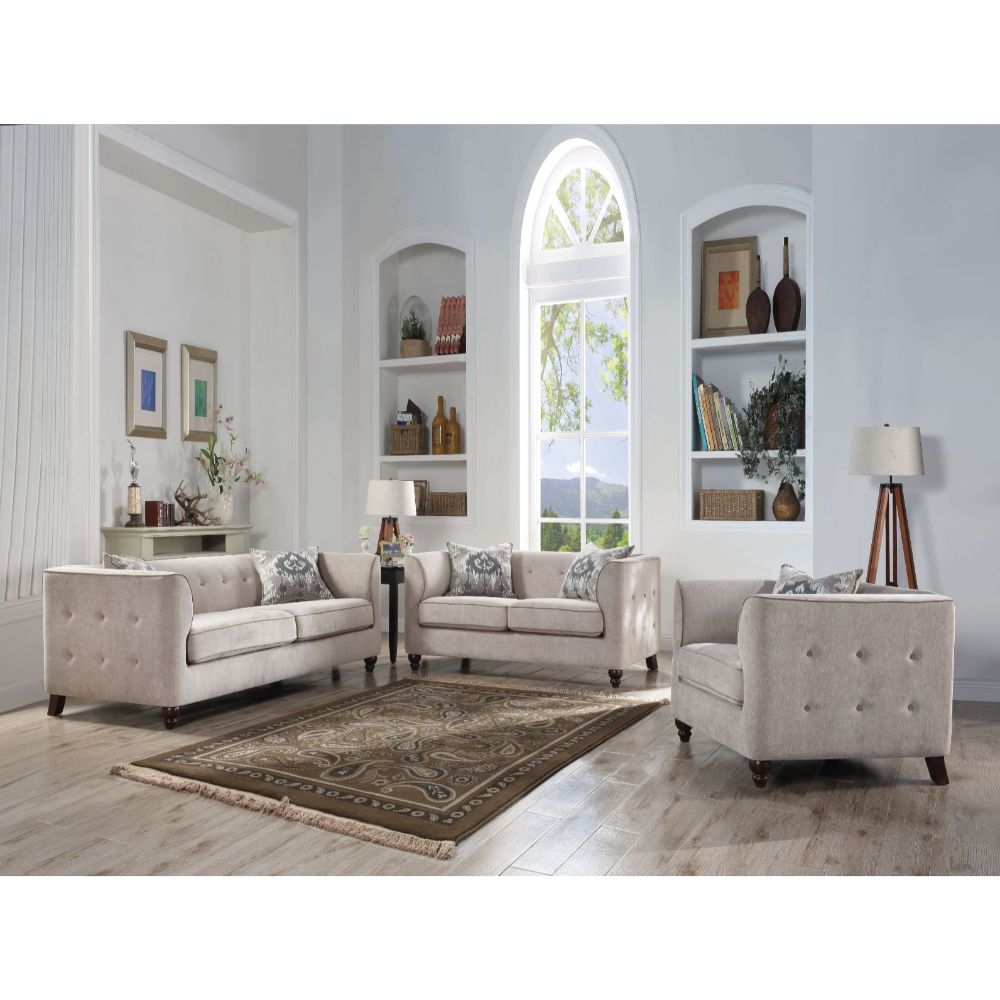 ACME Cyndi Tan Velvet Cyndi Sofa Model 52055