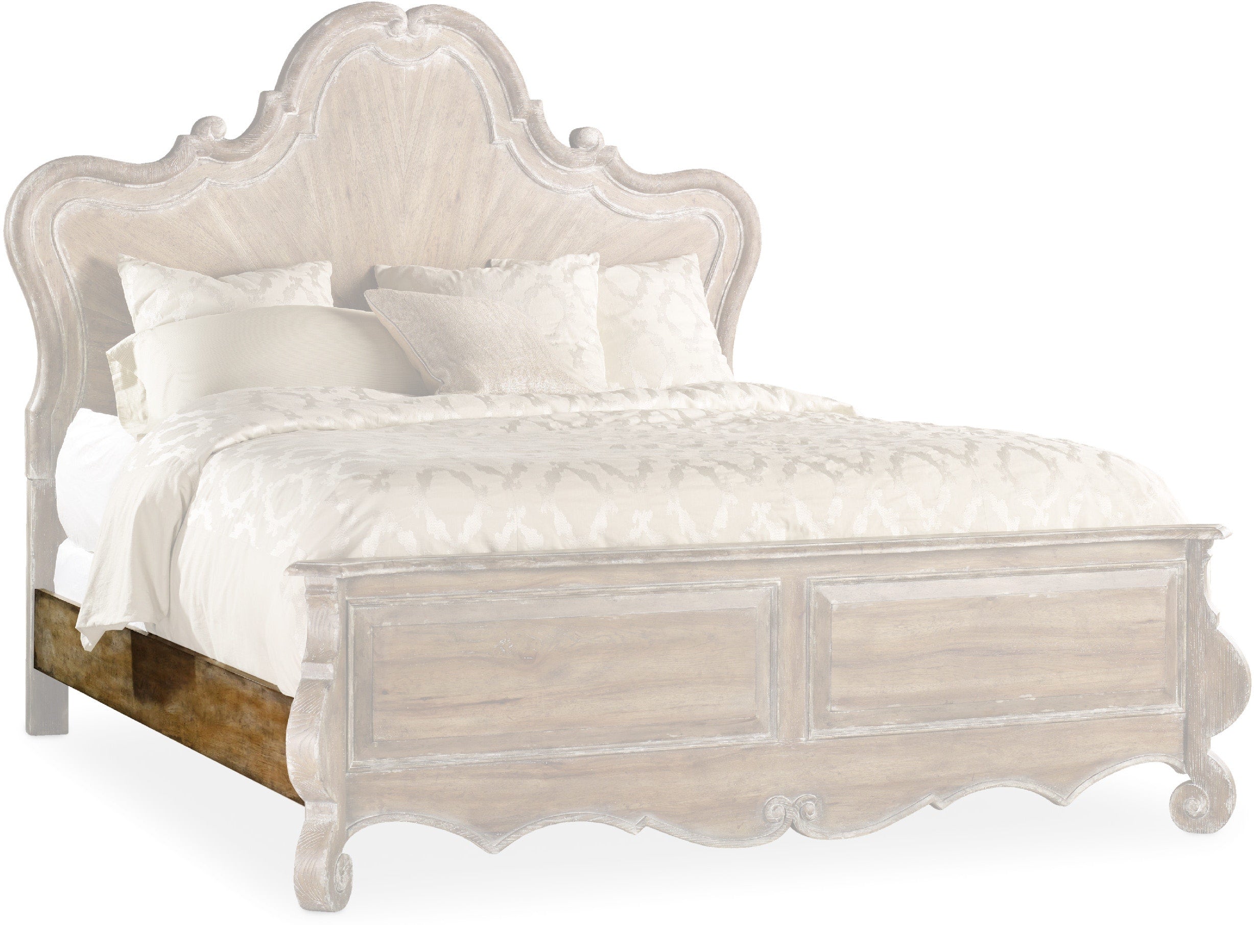Hooker Furniture Bedroom Chatelet California King Wood Panel Bed