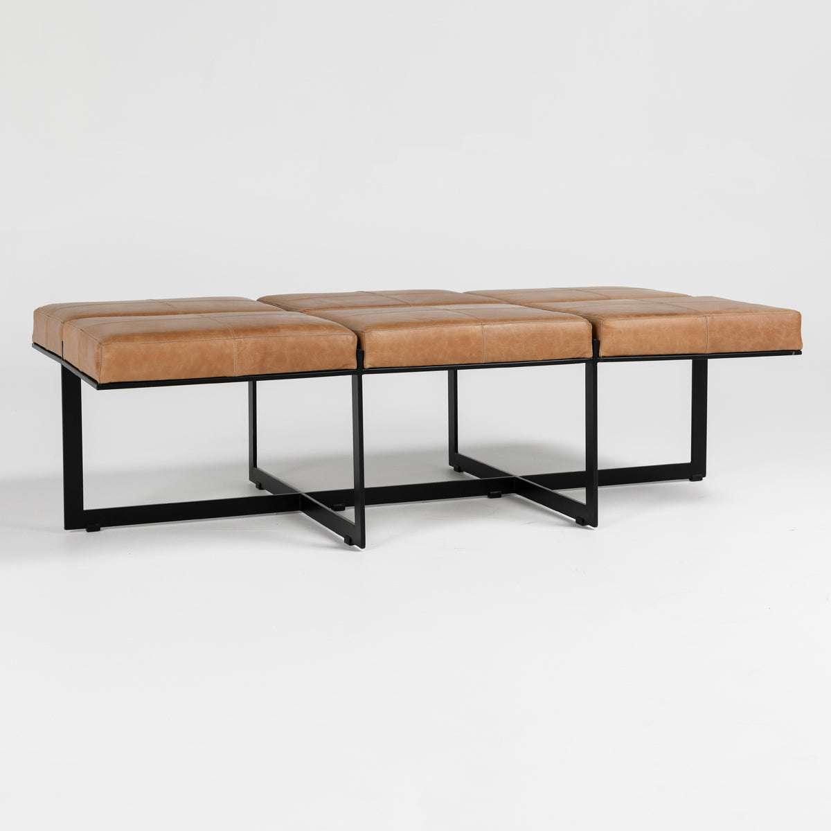 Classic Home Calvin 62" Ottoman Chestnut Model 53001889