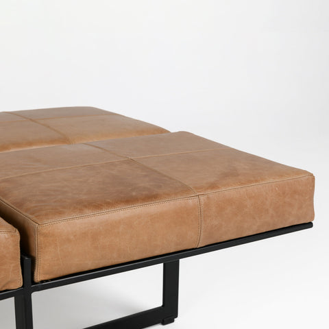 Classic Home Calvin 62" Ottoman Chestnut Model 53001889