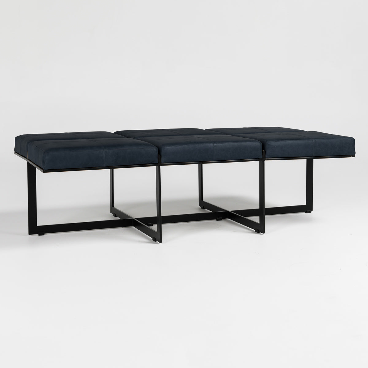 Classic Home Calvin 62" Ottoman Nightfall Blue Model 53001918