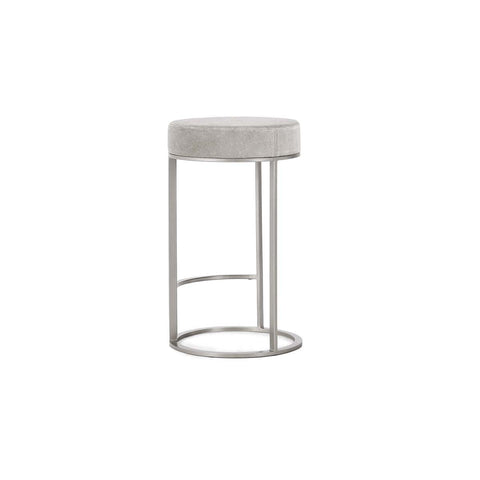 Classic Home Quinn 26" Counter Stool Gray And Nickel Model 53001932