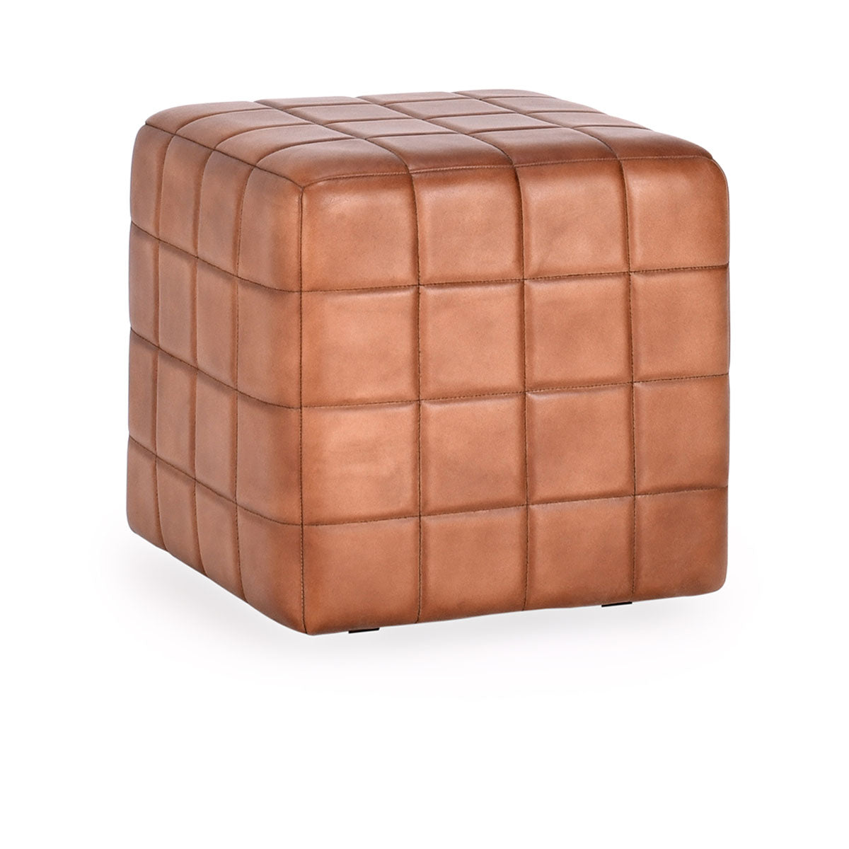Classic Home Carlo 18" Ottoman Brown Model 53001964