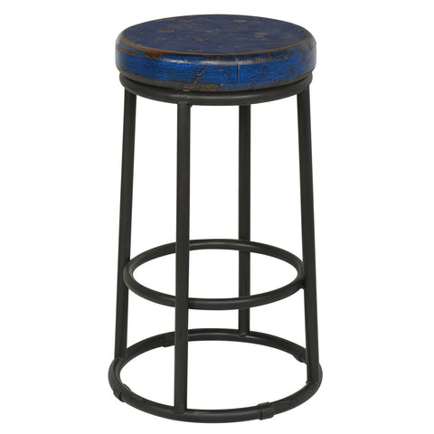 Classic Home Jaden 24" Counter Stool Dark Blue Model 53003827