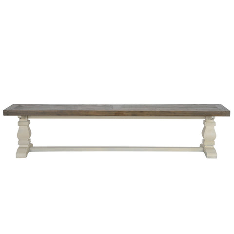 Classic Home Caleb 83" Bench Lark Brown/Classic Ivory Model 53004040