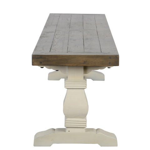 Classic Home Caleb 83" Bench Lark Brown/Classic Ivory Model 53004040