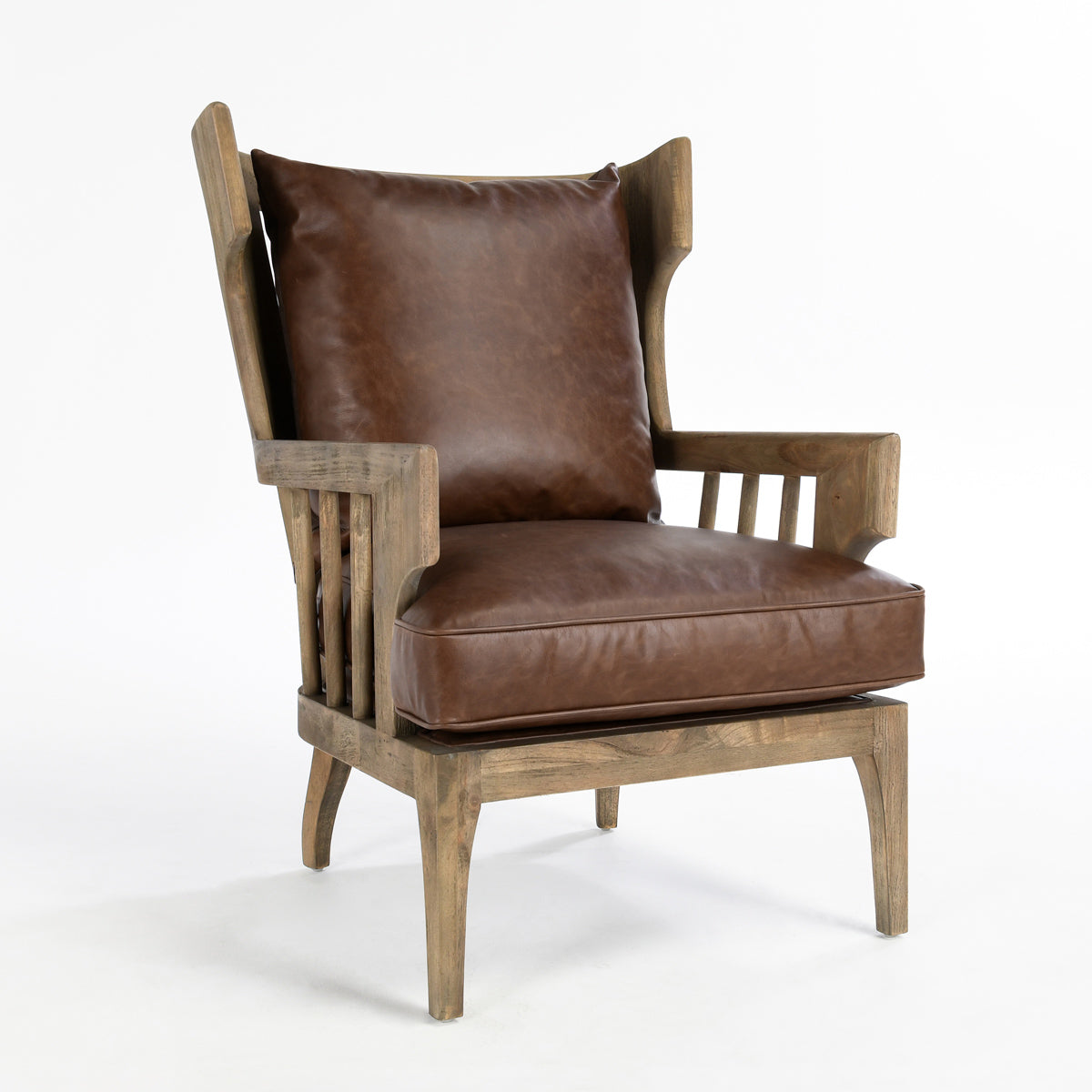 Classic Home Lawrence Accent Chair Havana Brown Model 53004527