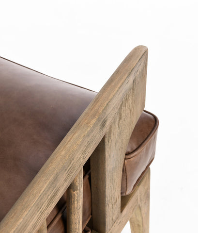 Classic Home Lawrence Accent Chair Havana Brown Model 53004527