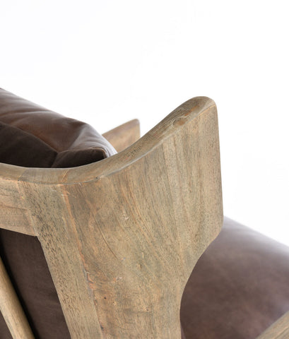 Classic Home Lawrence Accent Chair Havana Brown Model 53004527